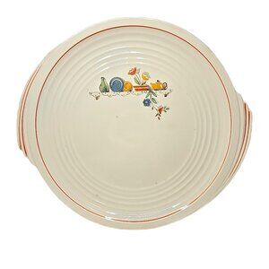 Edwin M Knowles China Co 12 Inch Plate Yorktown‎ Shape 37-3 Art Deco 1937 Rare